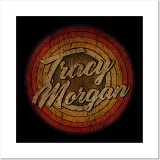 arjunthemaniac, circle retro faded Tracy Morgan Posters and Art